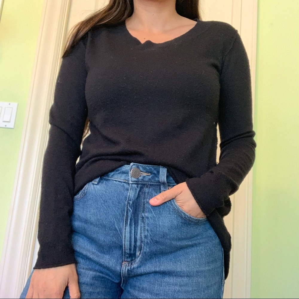Black sweater